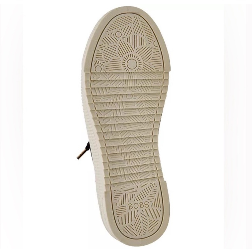 SKECHERS BLACK PLATFORM CASUAL SNEAKER - Picture 6 of 7